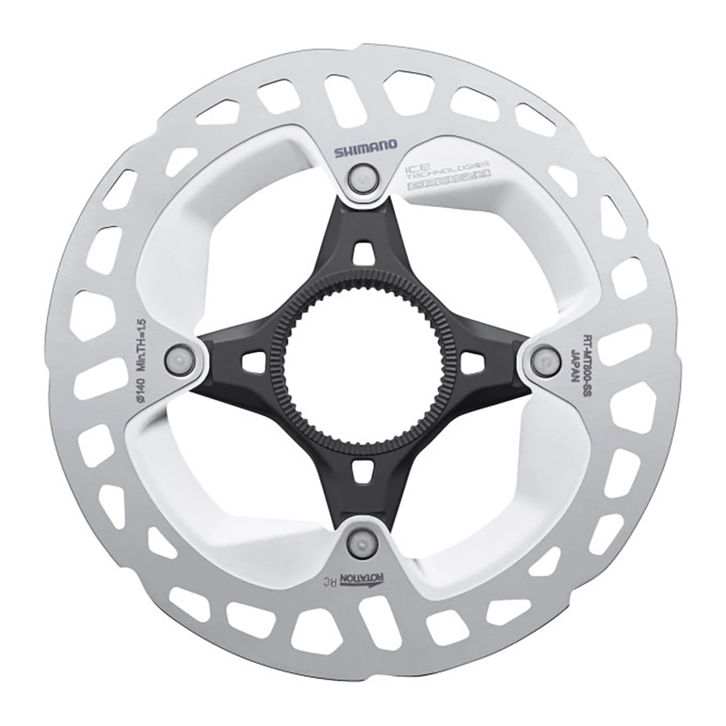 Shimano Deore XT RT-MT800 Disque De Frein (écrou De Blocage à Engrenage Interne) 5 Shimano Deore XT RT-MT800 Disque De Frein (écrou De Blocage à Engrenage Interne) – Image 3